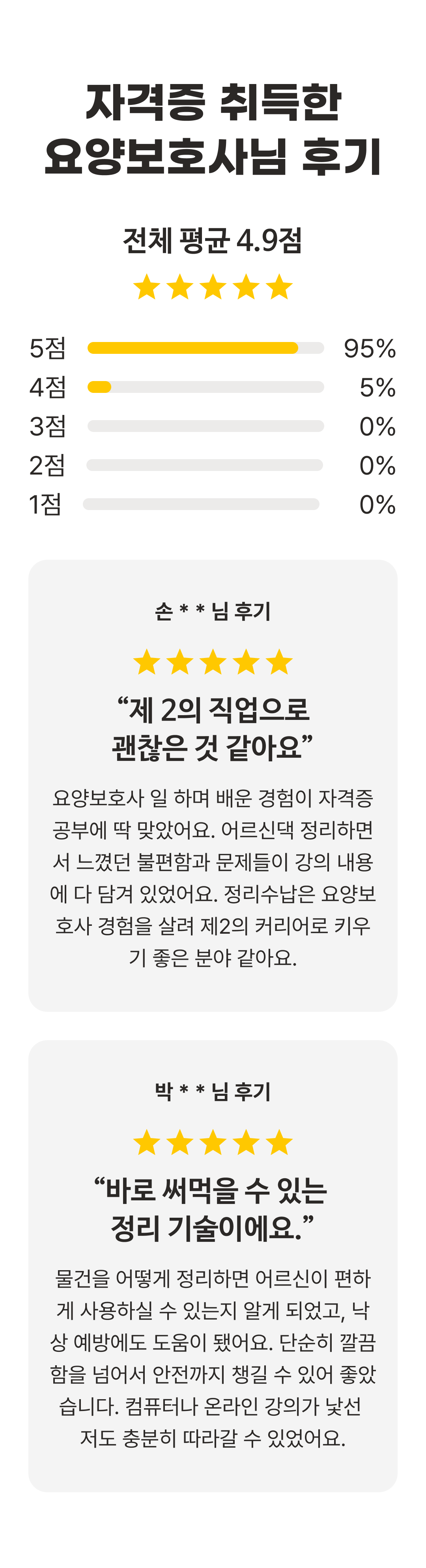 케어아카데미 정리수납전문가 수강신청 - 리뷰 | 케어파트너