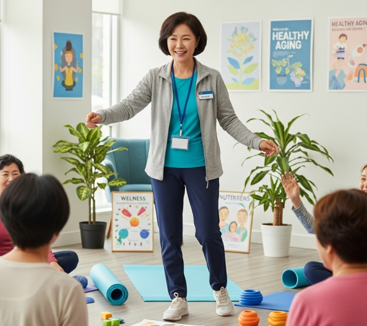 케어아카데미 시니어웰니스전문가 수강신청 | 케어파트너